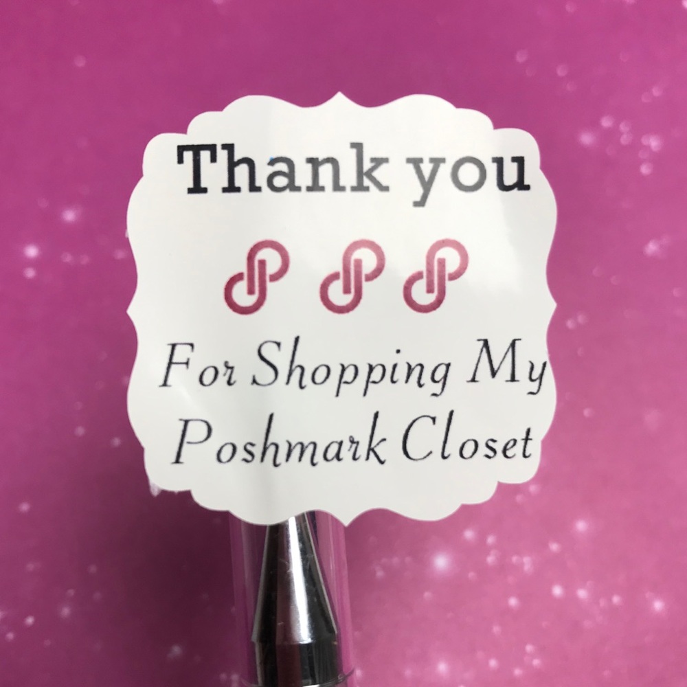 48 Poshmark thank you stickers 1.47”